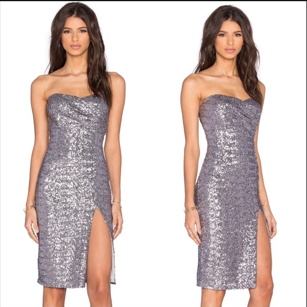 NWT TFNC sequin midi dress